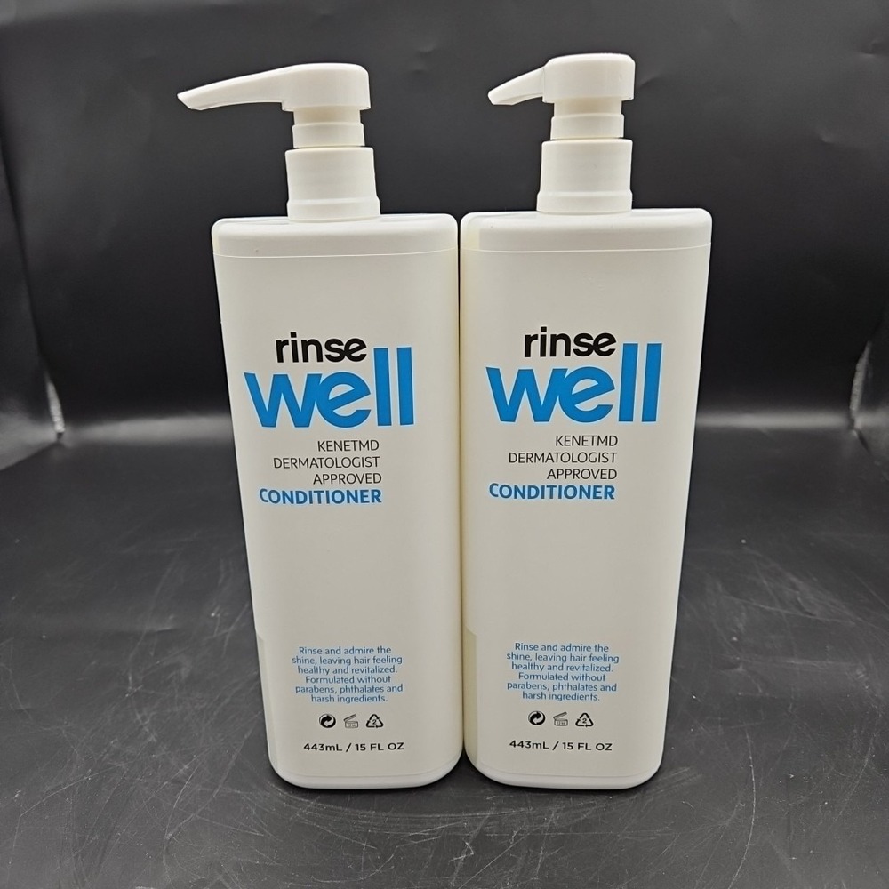 KenetMD Rinse Well Conditioner Set Of 2 Pump Bottles 15 oz‎ Gilchrist & Soames